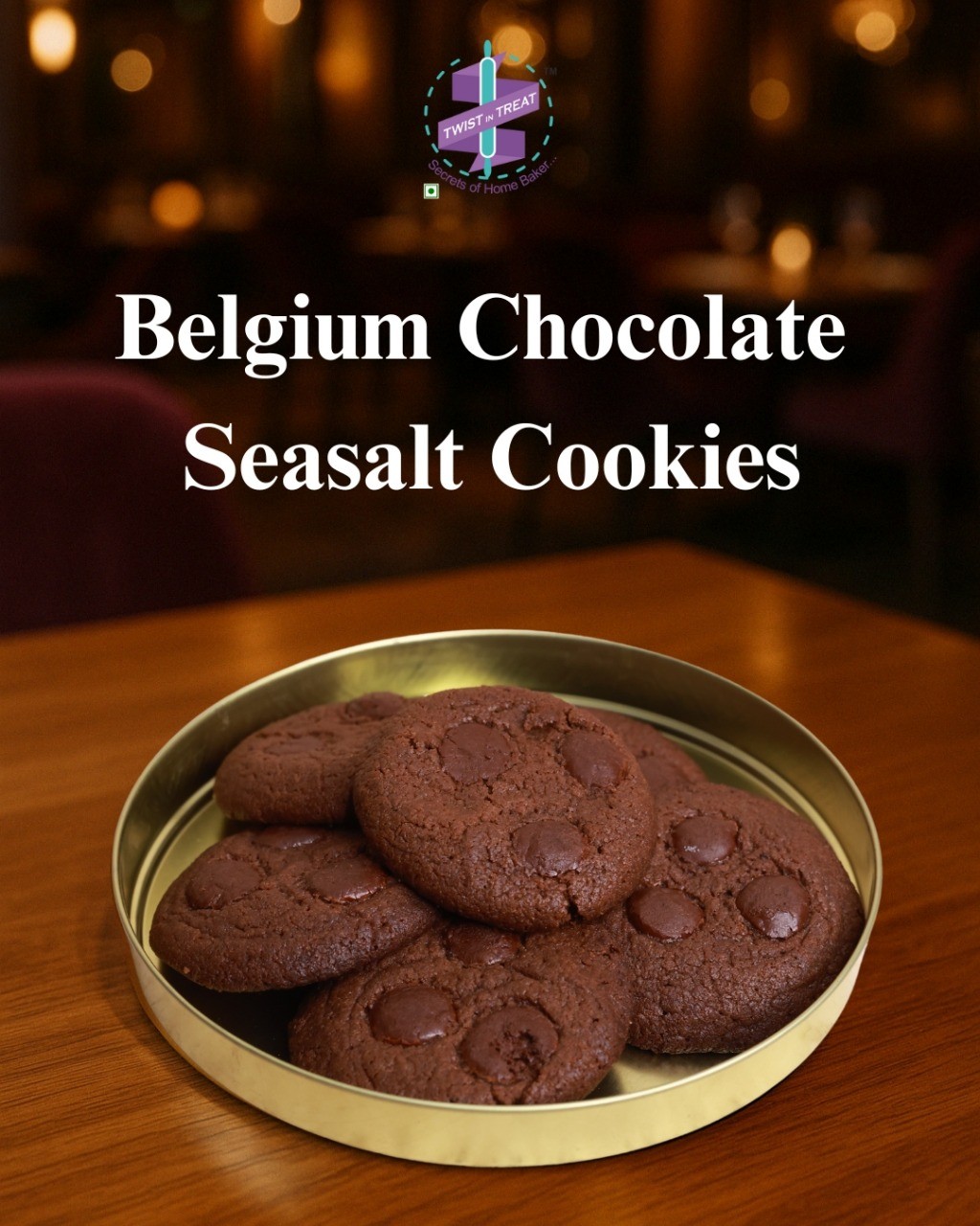Belgium Chocolate Seasalt Cookies