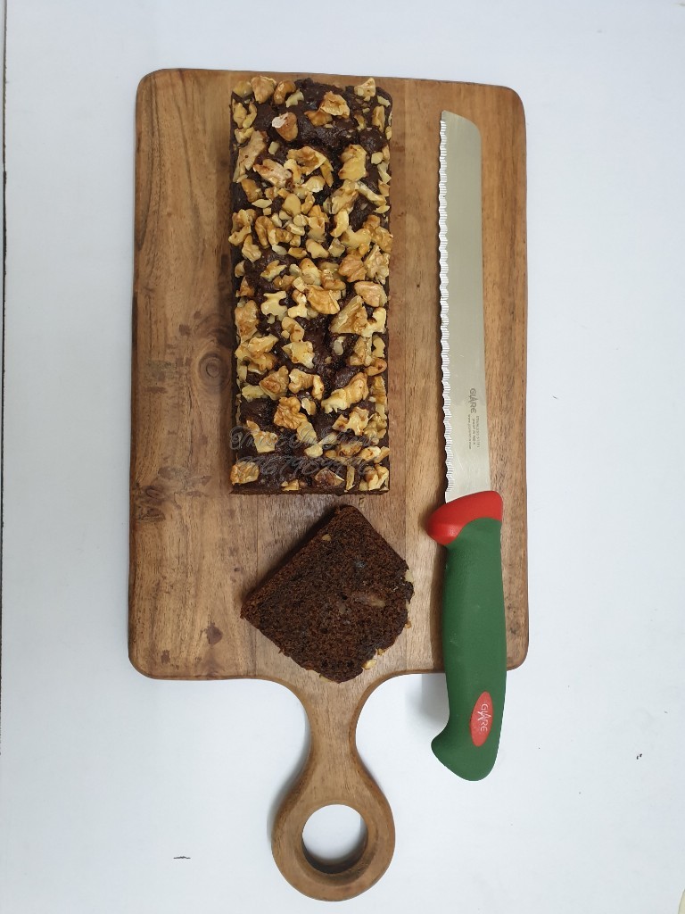 Vegan Date Walnut Loaf Cake