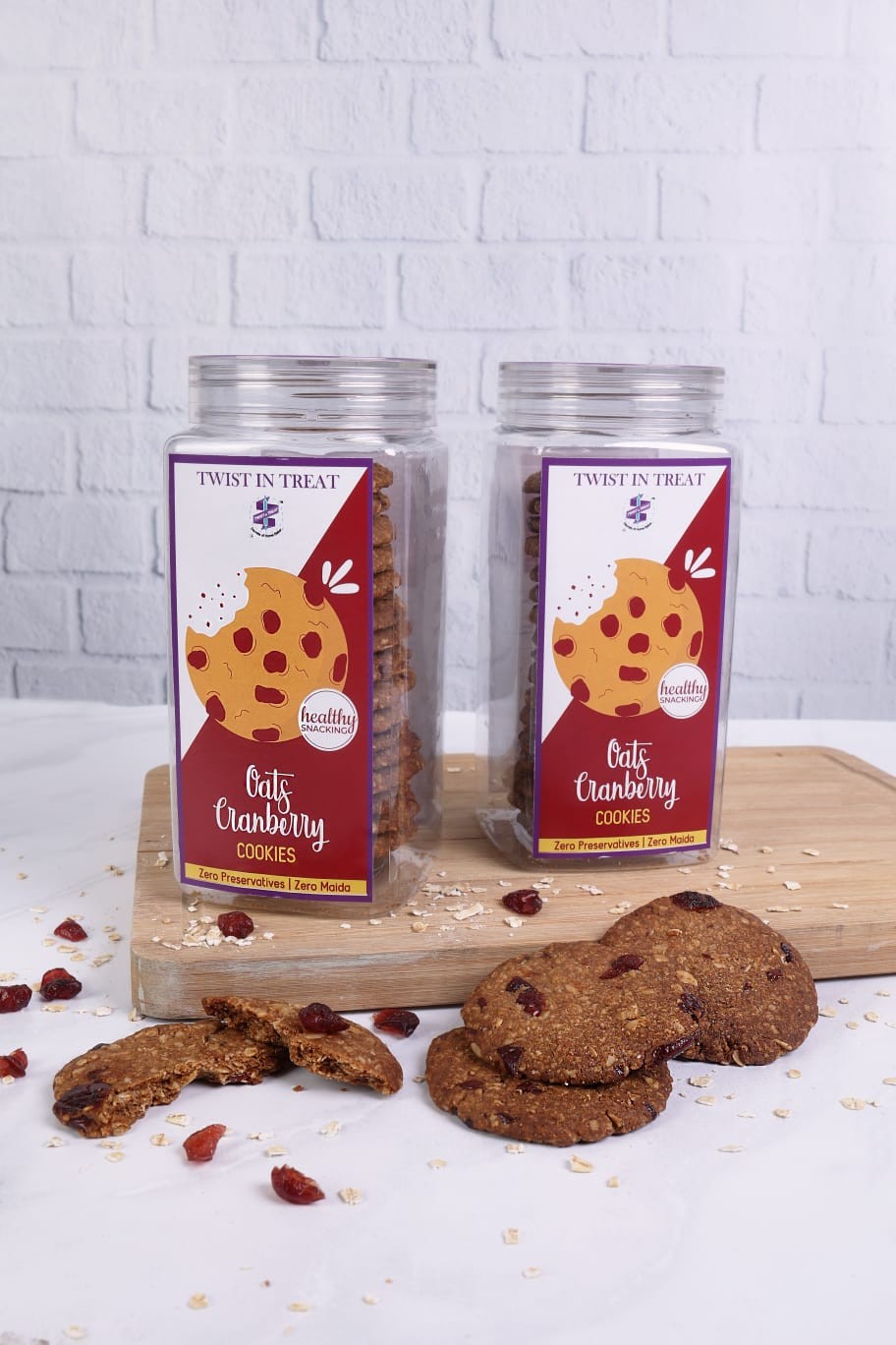 Oats Cranberry Cookies